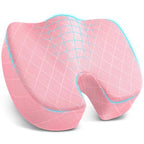 Seat Cushion Memory Foam Office Chair Cushion (XXX-Large / Pink)