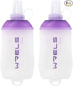 200ml/350ml/500ml Collapsible Soft Flask, BPA Free Folding Soft Water Bottle by WRELS