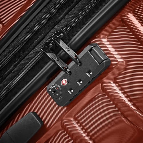 Omni 2 Hardside Expandable Luggage with Spinner Wheels (2-Piece Set (Carry-on/Medium) / Brick Orange)