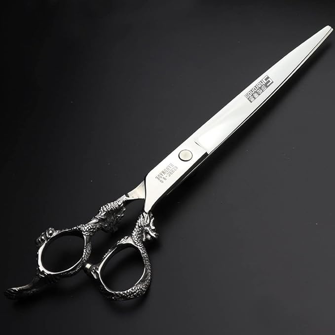 SHARONDS Hair Cutting Scissors Hairdressing Scissors Thinning Scissor Professional Barber Salon Home Shear For Men Women (9 inch flat)