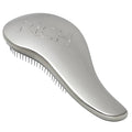 RICH Hair Care Silver Glamour Satin Touch Detangling Brush- Dry and Wet Hair Brush Detangler for All Hair Types - Keeps Hair Smooth, Anti-static, Reduces Frizz for Men, Women & Kids