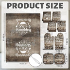 Dark Brown Kitchen Decor Set (Dark Brown)