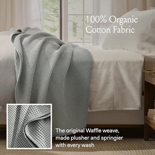 Waffle Bed Blanket (Shore / Full/Queen)