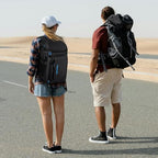 Cooler Backpack Insulated Leak Proof for Women Men Soft Cooler Bag (45 Cans / Deep Black Leather)