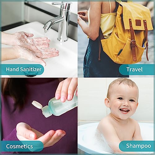 3.4 oz Travel Bottles for Toiletries (Light Green)