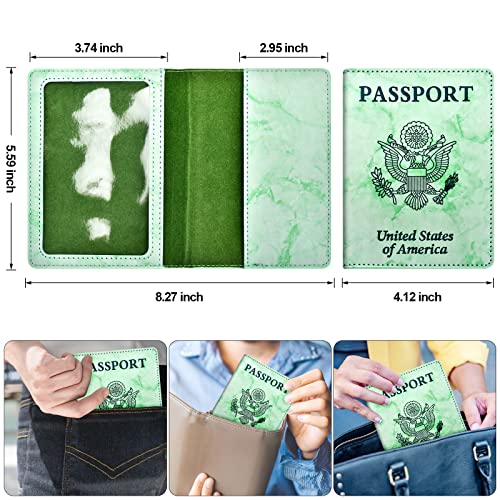 Passport Holder for Travel Essentials (Green / Simplicity)