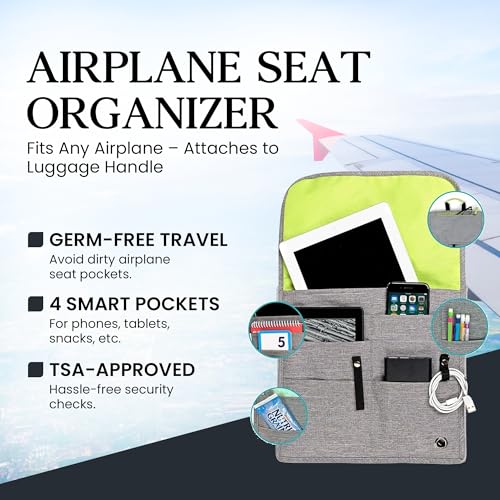 Airplane Pocket Organizer (Lime)