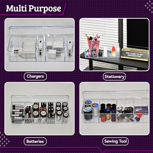 Set of 3 Cable Organizer Box W