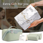 Travel Makeup Bags for Women (03-A-Light Green)
