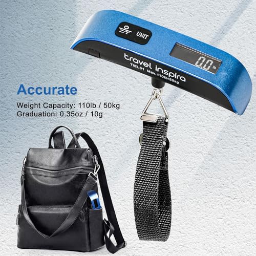 Digital Luggage Scale (Blue)