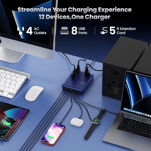 200W Charging Station (Blue)
