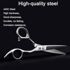 Dream Reach Hair Cutting Scissors Professional Barber Shears, 6.0 inch Hairdressing Regular Scissor Salon Razor Edge Hair Cutting Shear Japanese 440C Stainless Steel