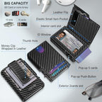 Wallet for Men (Carbon Fiber Black021)