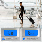 Luggage Scale Dr.meter Travel Essentials Luggage Weight Scale Backlight LCD (1 * Silver)