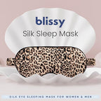 Silk Sleep Mask (Leopard)