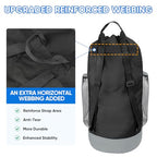 2PK 150L Laundry Bag Backpack (150L - 2PK / Black)
