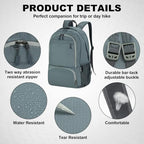 20L lightweight packable Hiking Daypack Foldable Backpack for Men Women Small Travel Outdoor Foldable Shoulder Bag (Light Grey)