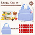 Lunch Box for Women (B-B-Corduroy Blue / Medium - 10L)