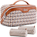 Travel Makeup Bags for Women (08-A-Brown)
