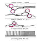 Dog Grooming Kit (Pink / 4 Piece)