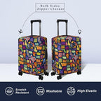 Travel Luggage Cover Fits 18 (S / America Map)