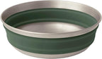 Sea to Summit Detour Stainless Steel Collapsible Bowl, Laurel Wreath Green by SeaToSummit