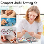Sewing Kit Gifts for Adults Teen Grils Women Mom Grandma (Gray / M)