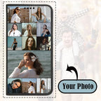 Personalized Gift Wallet Case Compatible with iPhone Air 17 16 15 Plus 14 13 Pro Max XS 12 11 Phone with Money Card Holder (Black-K)