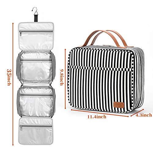 Hanging Travel Toiletry Bag (M-black)