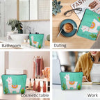Makeup Bag Llama Makeup Bags For Purse Pouch (9 x 7.1 inch / Llama)