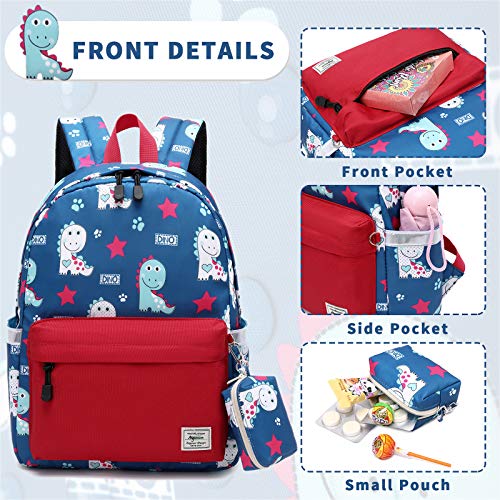 14 Inch Kids Backpack for Boys & Girls (Water Blue)