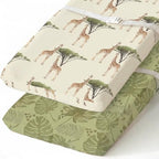 Changing Pad Covers for Baby (Giraffe Foliage / 32x16x5 Inch)
