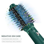 Hair Dryer Brush Set (Dark Green)