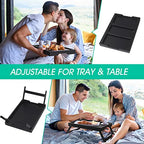 FSC 100% Bamboo Bed Tray with Folding Legs (Large / Black)
