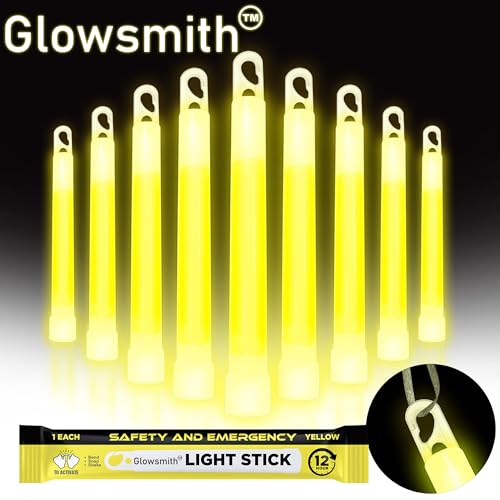 Emergency Safety Military Grade Glow Sticks (30PCS / Yellow)