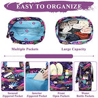 Beach Bag for Women (Purple Flamingo)