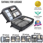 8 Set Packing Cubes for Travel Essentials (04 Gray)
