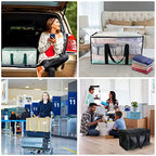 4 Pack Oversized Moving Bags with Reinforced Handles (4-Pack / Color Strip)