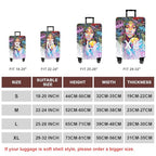 Travel Luggage Cover Suitcase Cover Protector Skins 18 (Graffiti A8 / M (for 22--24 inch luggage))