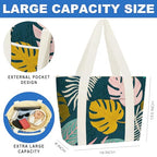 Beach Bags Wet Bag for Swimsuit (Palm Leaves)
