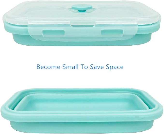 CARTINTS Silicone Collapsible Food Storage Containers-Prep/Storage Bowls - Image 5