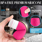 Travel Bottles for Toiletries (Purplish Red)