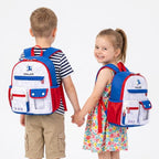 Toddler Backpacks Kids Preschool Cartoon Mini Travel Bag Ages 2 (K-blue(fit Folder-no Leash) / M for Age 2-5)