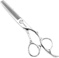 Hair Thinning Shears 5.5 Inch Thinning Scissors for Women Professional Barber Hair Thinning Scissors Barber Shears 28 Teeth Rose handle KINSARO for Hairdresser Barbershop or Home Use
