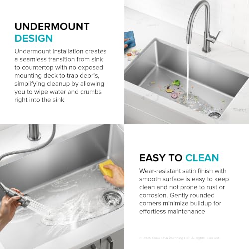Fairlane 17 in Undermount Single Bowl Stainless Steel Kitchen Sink (17 Inch / Single Bowl — Undermount)