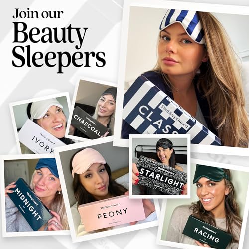Pure Silk Sleep Mask [100% 6A Mulberry Silk (Classic Stripe)