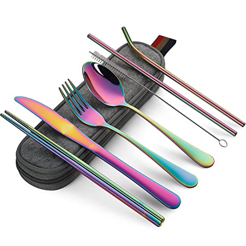 Camping Utensils (Rainbow)