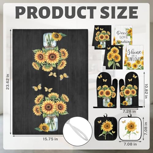 Sunflower Kitchen Decor Set (Sunflower)