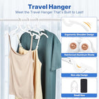 White Travel Hangers 10 Pack (10 Pack / White)