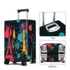 Tower Luggage Cover Washable Suitcase Protector Anti (Tower-4 / L(28-30inch suitcase))